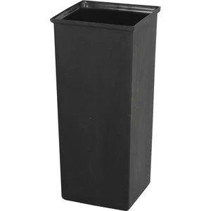 Safco Plastic Trash Can with no Lid Black 21 gal. 9668 - Picture 1 of 1