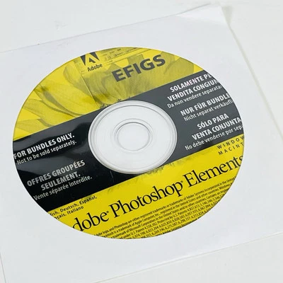 Adobe PHOTOSHOP ELEMENTS 2.0 PC-Mac with Serial Number - Image 1 of 2