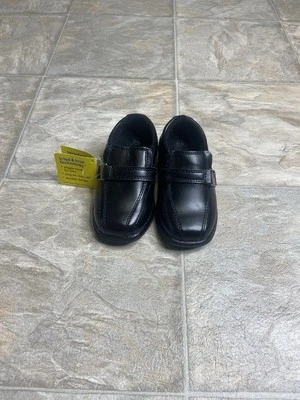 Smart Fit Dress Shoe Toddler Shoe Size 6.5c Wide Black NWT - Image 1 of 4