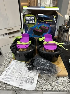 Moon Shoes By Big Time Toys Mini Trampolines For Your Feet W/ Box Used Once EUC* - Picture 1 of 9