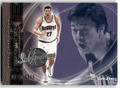 2001-02 Upper Deck Inspirations Mengke Bateer / Wang Zhizhi #/2249 Rookie #95 - Image 1 of 2