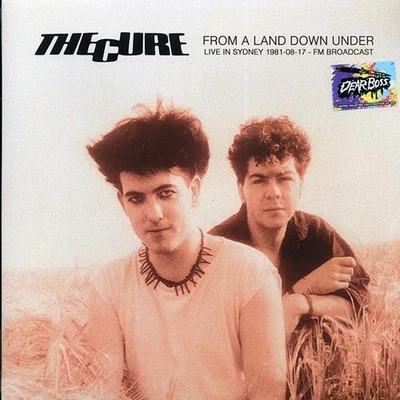 The Cure From a Land Down Under Live 1981 Splatter Vinyl Ltd Ed 300 FM Broadcast Foto 1 de 4