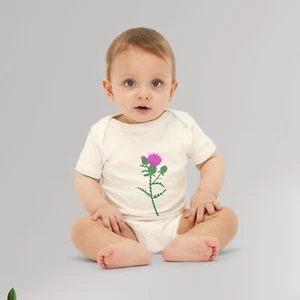Scottish Thistle Infant Bodysuit, Baby Romper, Newborn Outfit - Picture 1 of 49
