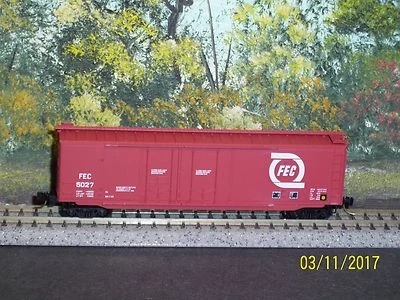MTL MICRO-TRAINS N SCALE #36060 50' STD BOXCAR DBL PLUG DOOR FEC #5027 - Image 1 of 3
