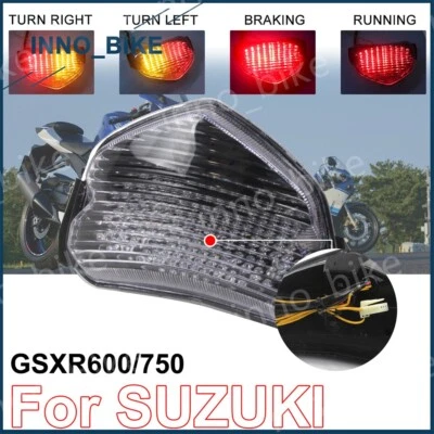 Luz trasera LED señal de giro de freno integrada para Suzuki GSXR600 GSXR750 2004 2005 Foto 1 de 4