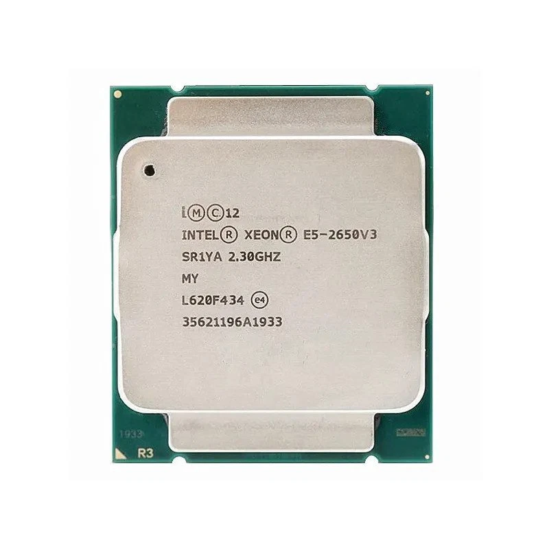 Matched Pair Intel Xeon E5-2650 V3 2.3GHz 10-Core Processor CPU SR1YA - Image 1 of 2