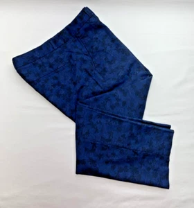 Banana Republic Ryan Hose Größe 8 blau & schwarz gerades Bein - Bild 1 von 6