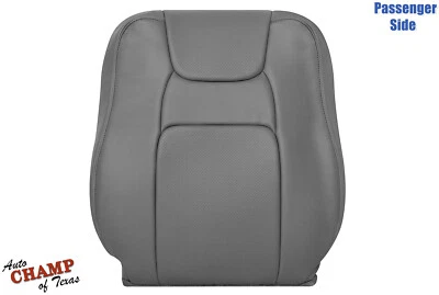 2007-2014 Honda Ridgeline -Passenger Side Lean Back Leather Seat Cover Gray Perf - Image 1 of 4