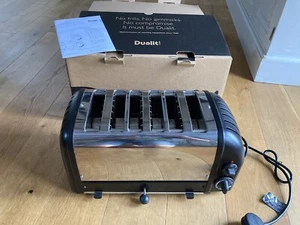 Dualit 6 Bun Toaster, Matt Black, New - Picture 1 of 6