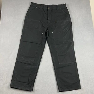 Carhartt Pants Mens 40X30 Double Knee Dungaree Carpenter Outdoor Workwear Jeans - Picture 1 of 8