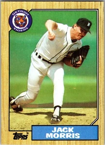 Trade Card Jack Morris 1987 Topps #778 MLB Major League Baseball Detroit Tiger - Picture 1 of 2