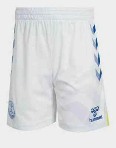 Everton FC Football Shorts Kids 7-8 Years Hummel New with Tags White - Picture 1 of 3