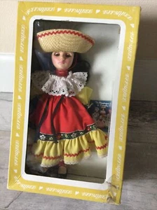 1975 Vintage Effanbee International MISS MEXICO 11 Zoll PUPPE im Karton - Bild 1 von 11