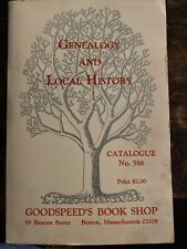 Genealogy and Local History Catalog No. 586 