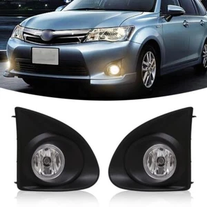 For Toyota Fielder Axio 2013 2014 2015 Fog Lights Lamps w/Bulbs+Switch+Cable Kit - Picture 1 of 7