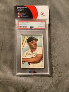 1952 Bowman #218 Willie Mays Psa 4 Strong Centering Great Eye Appeal For Grade!!