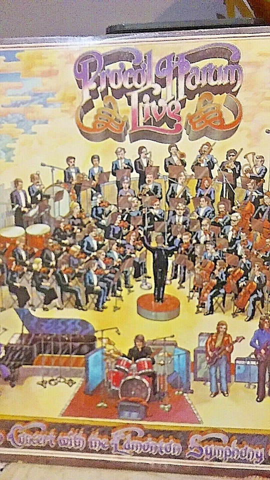 Procol Harum 'Live - In Concert With The Edmonton Symphony Orchestra' 33 RPM LP  - Imagem 1 de 1
