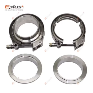 V-BAND flange exhaust downpipe stainless steel all sizes ITALY 76mm to 114mm - Picture 1 of 6