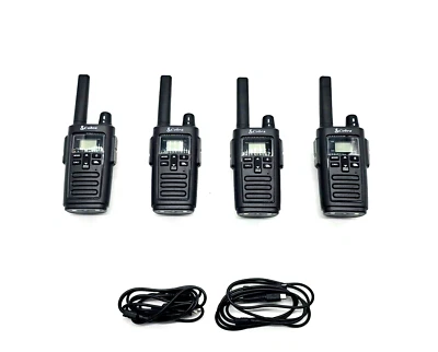 4 x Gently used Cobra RX385 Two-Way Radios. Charged, tested, ready to use. - Image 1 of 4