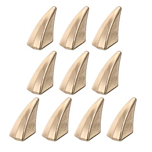 10set Cat Claw Spikes 17mm Horn Screw Rivets Leather-Craft Accessories, Gold - Picture 1 of 7