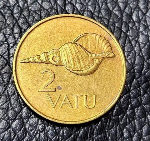 1999  Vanuatu 2 Vatu Coin Cover