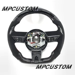 100% Real Carbon Fiber Steering Wheel fit For Chevrolet Camaro SS 2010 2011 - Picture 1 of 8