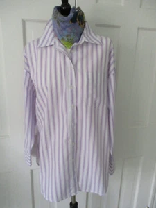 NWT Maeve by Anthropologie The Bennet Button Down Lavender Shirt Women's S - Picture 1 of 13