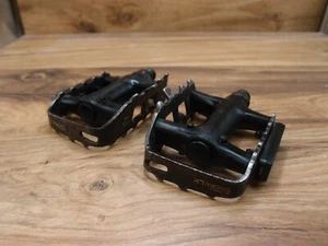 flat platform pedals Shimano Deore LX PD-M550 VIA Japan 1990 MTB retro - Picture 1 of 6