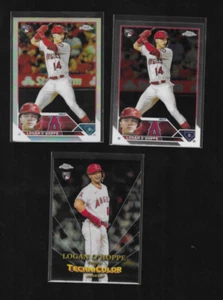 LOTE LOGAN O'HOPPE 2023 TOPPS CROMO #188 NOVATO REFRACTOR TECHNICOLOR RADIOCONTROL X3 - Imagen 1 de 2