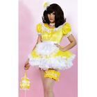 Hot selling all bridal cavity yellow luxury French Maid Cosplay Skirt Set cust /