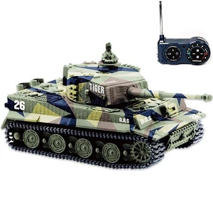 BlueFit German Tiger I Panzer Tank with Remote Control, Battery, Light, Sound... - Picture 1 of 8