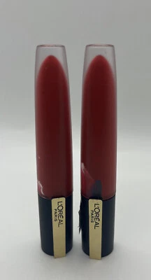 2 x L'Oreal Paris Makeup Rouge Signature Matte Lip Stain #424 REPRESENT - Image 1 of 2