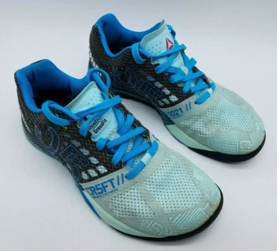 Reebok CrossFit CR5FT Nano 5.0 Women's Size 8.5 Cross Training Shoes Blue Kevlar - Image 1 of 4
