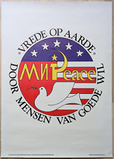 Poster Plakat - vrede op aarde
