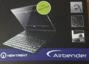 NEW NewTrent Airbender Wireless Bluetooth Keybd & Folio Case for iPad NT-38B - Picture 1 of 1