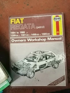Fiat Regata Petrol Haynes Owners Workshop Service Manual 1984 to 1988 (#1) - Picture 1 of 1