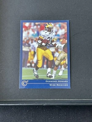 1992 Classic Collector’s Club C3 Desmond Howard ROOKIE Very rare Find MICHIGAN - Image 1 of 2