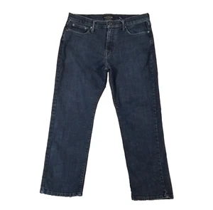 Lucky Brand 221 Straight Jeans Mens 36x30 Blue Denim Stretch Classic Fit Pants - Picture 1 of 17