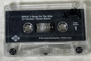 Spice 1 Strap On The Side Cassette Single 1994 Jive Tape Only NO CASE - Foto 1 di 3