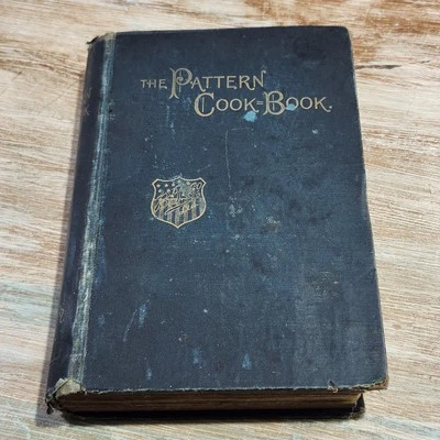 Antique The Pattern Cook Book Butterick Hardcover 1890  - Image 1 of 4