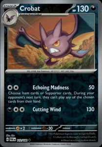 Crobat Reverse Holo Uncommon SV04: Paradox Rift 112/182 NM - Picture 1 of 2