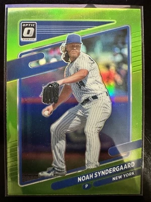 2021 Panini Donruss Optic бейсбол Noah Syndergaard #107 лайм зеленый призма - Изображение 1 из 2