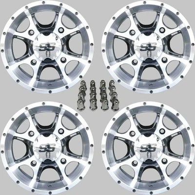 CAN AM RENEGADE 850 12" COBRA M/B ATV / UTV ALUMINUM WHEELS ( SET 4 ) CAN1CA - Image 1 of 4