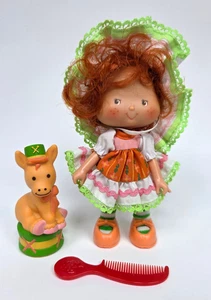 Fresa Pastel Corto Fiesta Placer Café Ole Muñeca Burrito Burro Mascota Kenner Años 80 - Imagen 1 de 6