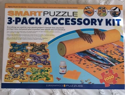 Kit de accesorios Smart Puzzle 3Pk de Eurographics Puzzles nuevo, caja abierta Foto 1 de 4