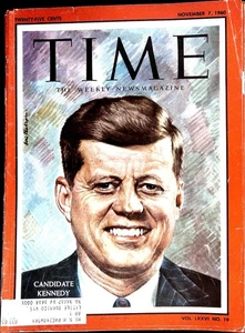 Time Magazine November 7, 1960 John F. Kennedy FRONT COVER ONLY - Picture 1 of 1