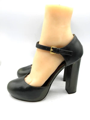 MARNI Green Leather High Heel Hiden Platform Mary Jane Pumps Shoes Size EU 39 US - Image 1 of 4