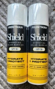 Lot Of 2 FRONTMAN Shield Hydrating Daily All Season Sunscreen, SPF 30, 1.7FL Oz. - Picture 1 of 4