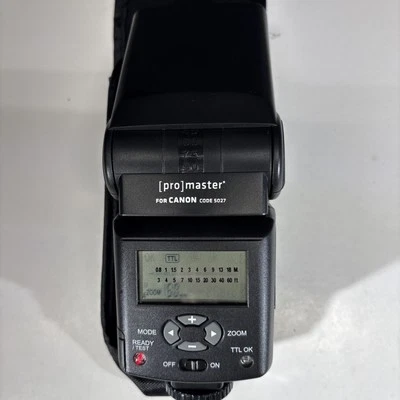 Promaster FL160 Electronic Flash For Canon #5027 Tested - Image 1 of 4