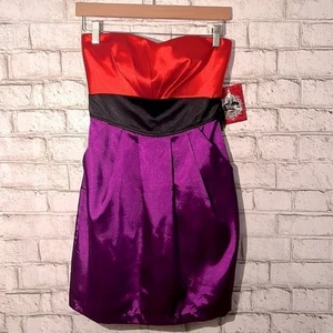 NWT Trixxi Strapless Juniors Party Dress size 7 Early 2000s - Picture 1 of 10